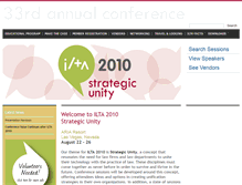 Tablet Screenshot of 2010conference.iltanet.org